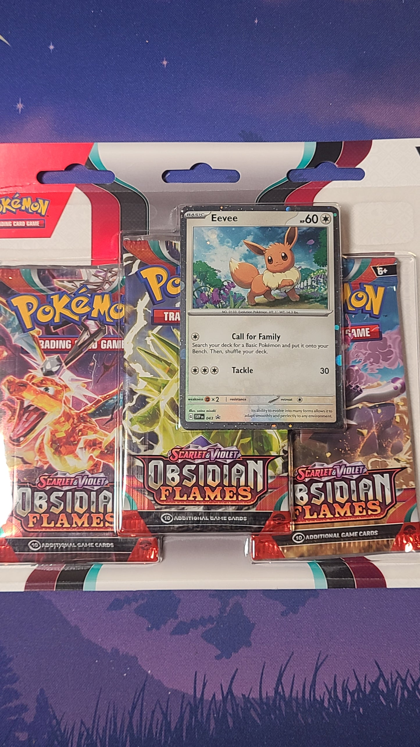 Obsidian Flames 3 Pack Blister
