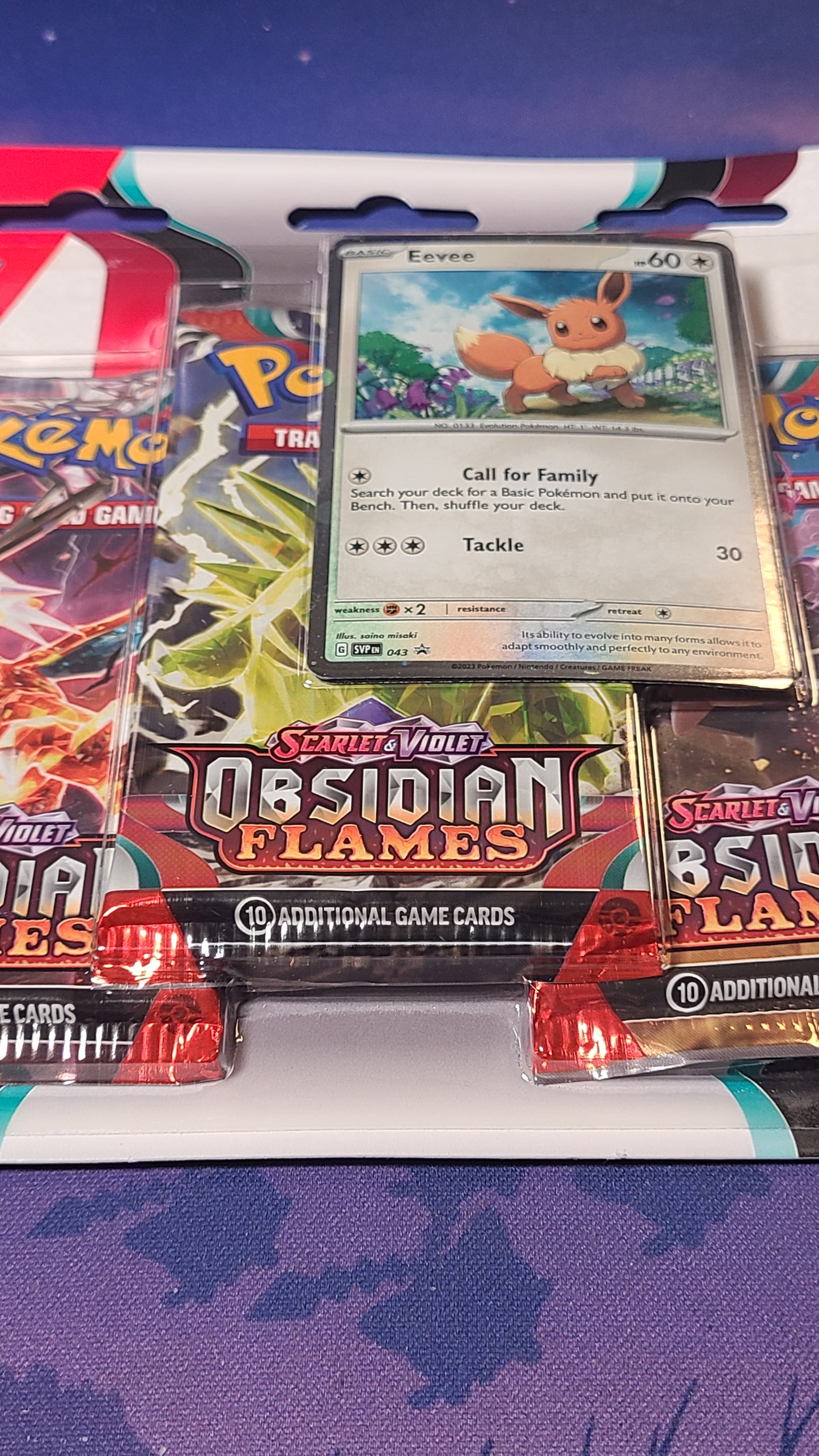 Obsidian Flames 3 Pack Blister