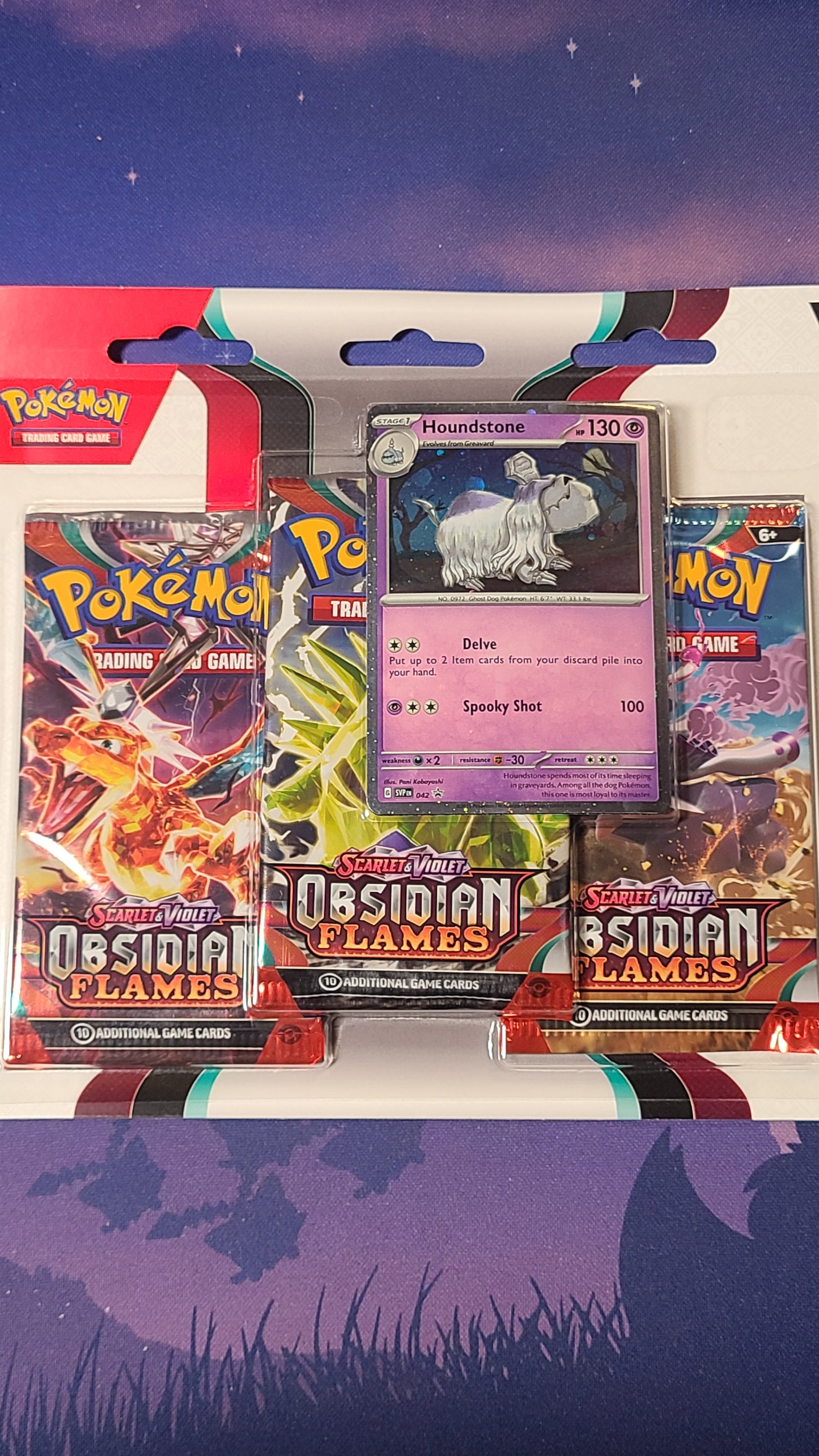 Obsidian Flames 3 Pack Blister