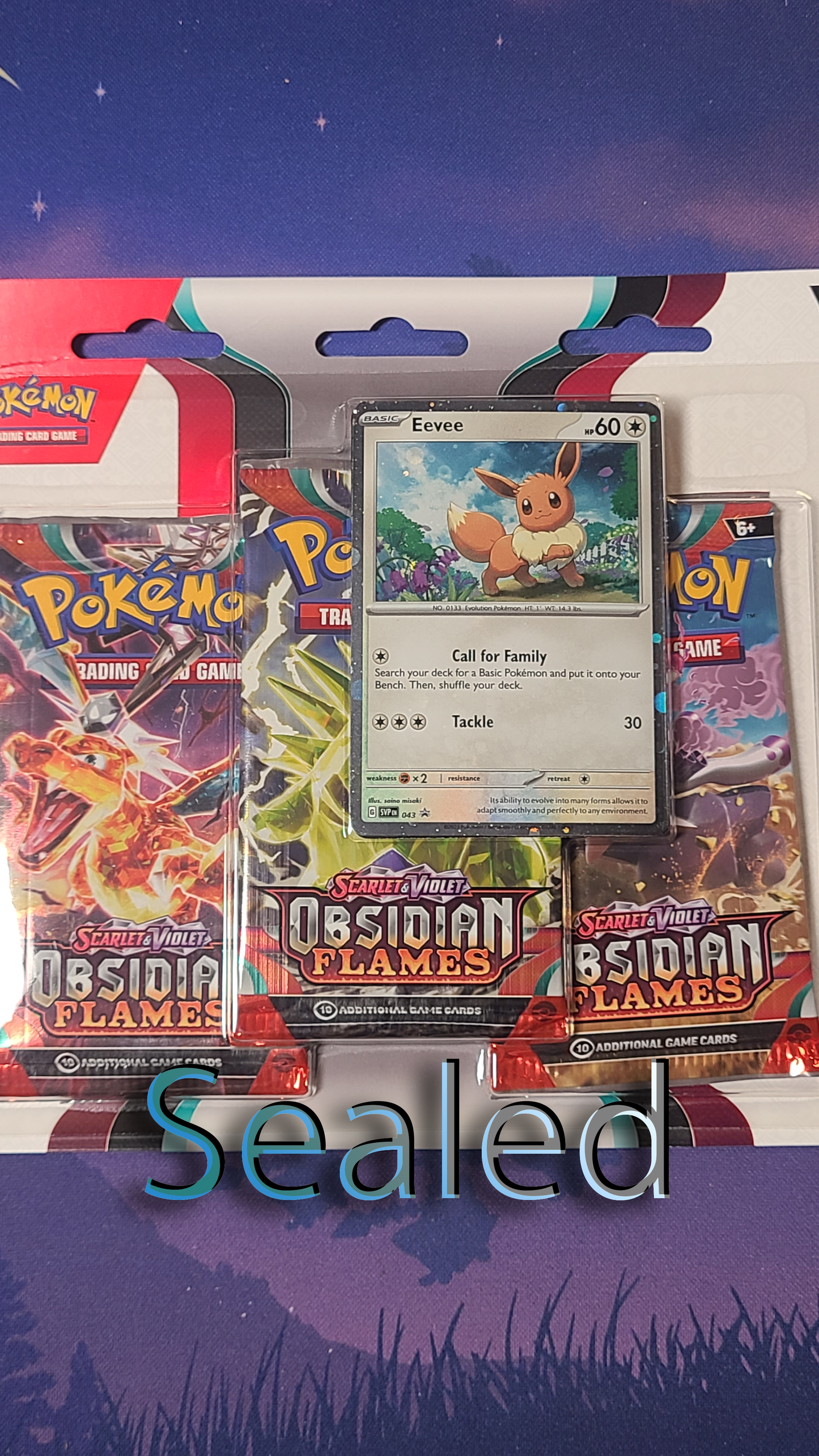 Obsidian Flames 3 Pack Blister