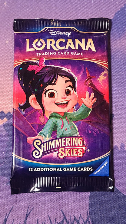 Disney Lorcana Shimmering Skies Booster Pack (Live Opening)
