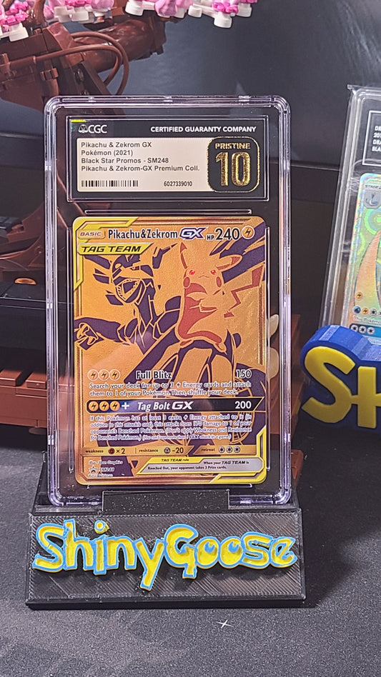 (Graded) Pikachu & Zekrom GX SM248 CGC Pristine 10